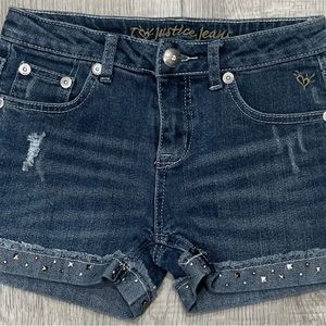 4/$20 - I Love Justice Jeans Juniors Denim Blue Shorts